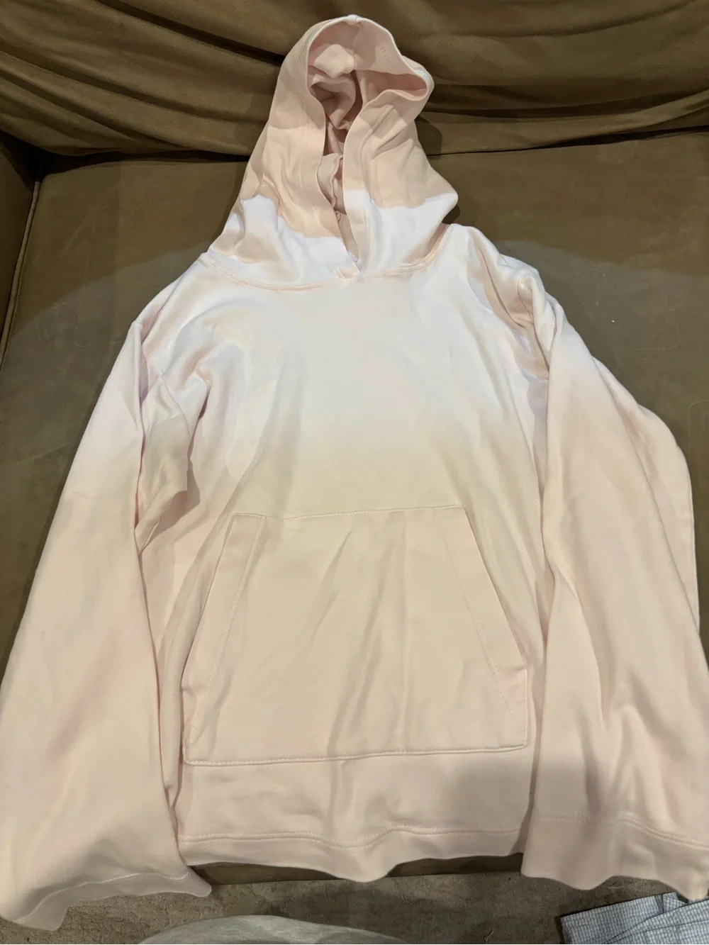 bella bliss Light Pink Hoodie Sweatshirt